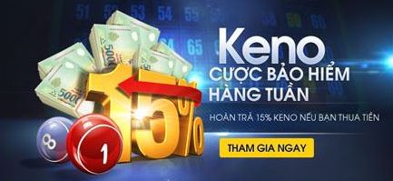 KENO CƯỢC BẢO HIỂM HÀNG TUẦN